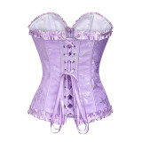 Women Sexy Corsets Bustiers Floral Burlesque Vintage Corset M26046