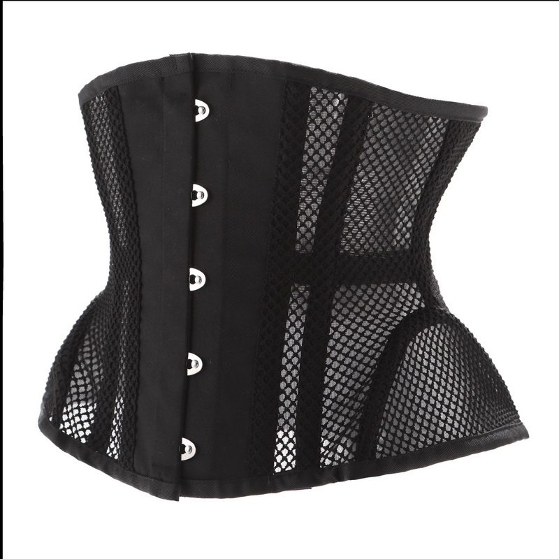 14 Steel Corset Mesh Bustier Girdle Sports Fitness Belt Palace Shaper Corset MS0052
