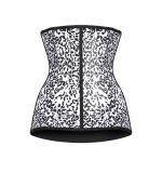Sexy women black latex corsets M1303M