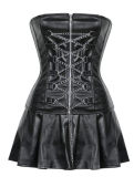 Sexy Corset With Mini Dress M1301