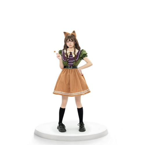 Zootopia Nick Fox Dress  Animal Costume Game uniform Cosplay DL2044