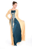 long sleeve burlesque costume m4737