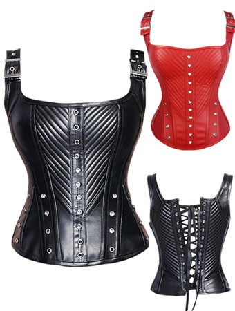 New style women leather corsets M1343