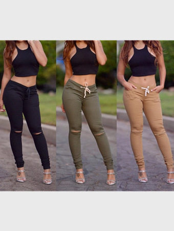 2016 New Women 3 Colors Hallow Out Legging FG9122