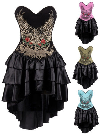 Newest Pattern Skirt Corsets M1364