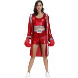 Male Female Boxer Robe Role Playing Costume Cosplay Outfits