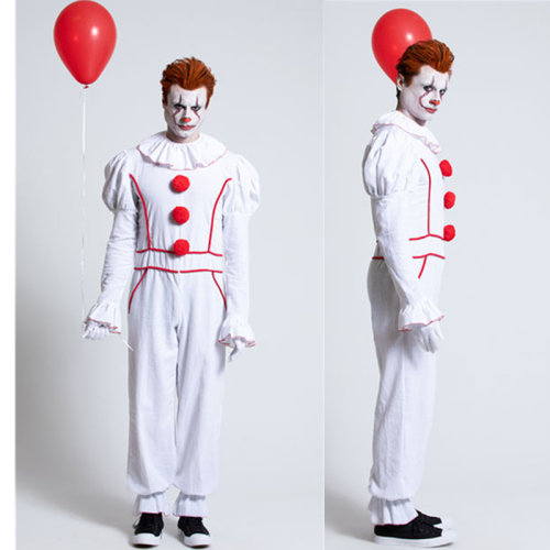 Adult Men's Pennywise Killer Clown Cosplay Costume M40679