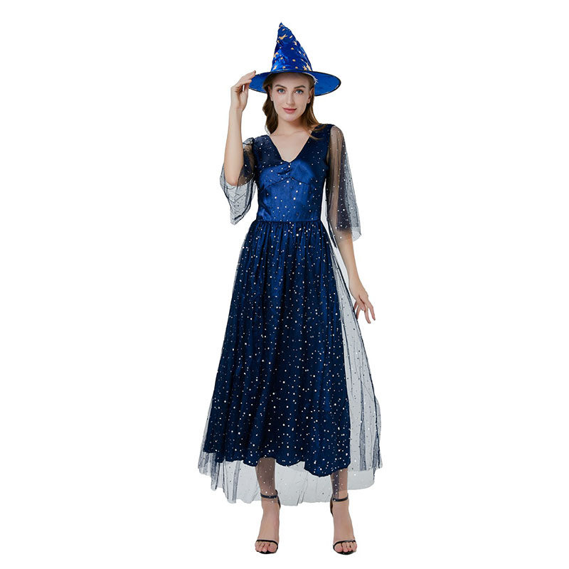 Halloween Witch Costume Cosplay Women  Mesh Devil Costume SL3388