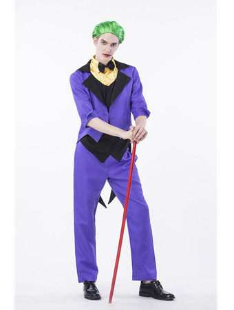 Men Purple Magician Costume Adult M40355