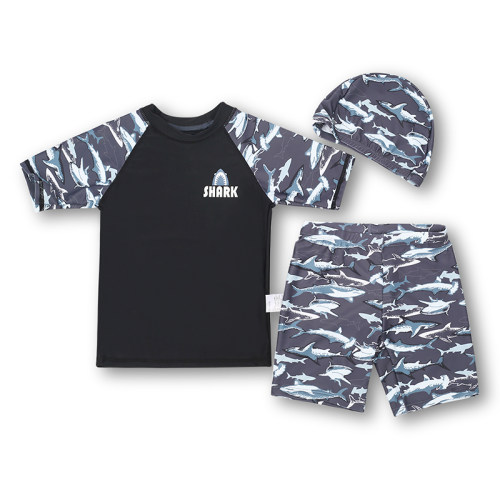 Boys Camo Swimwear Children's Trunks Separate Sun Protection Bathing Suit KF204
