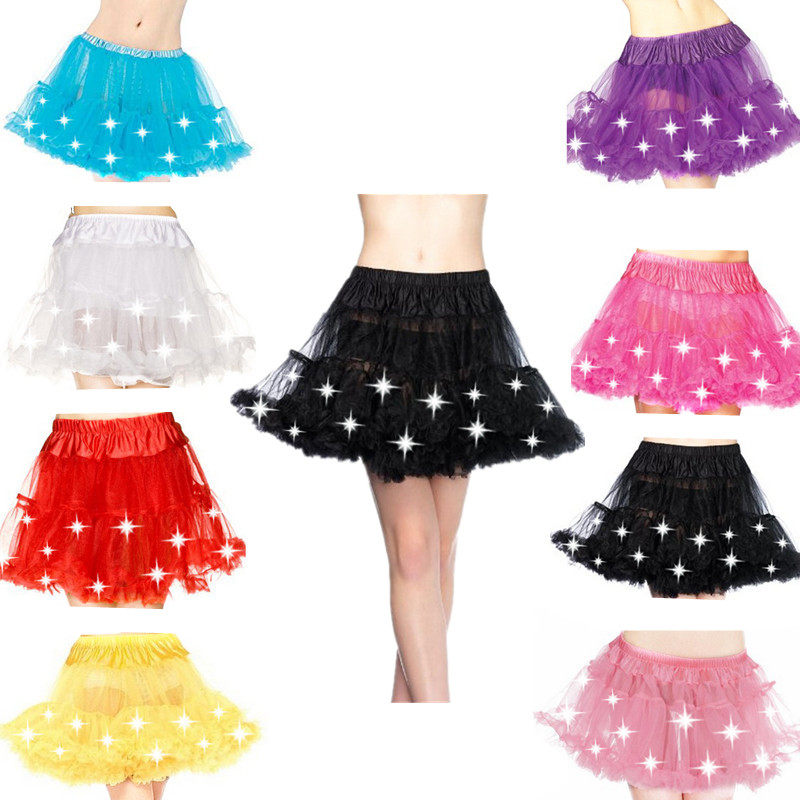 Colorful Light Up Petticoat  S018