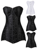 Steampunk Floral Jacquard Corset M1367
