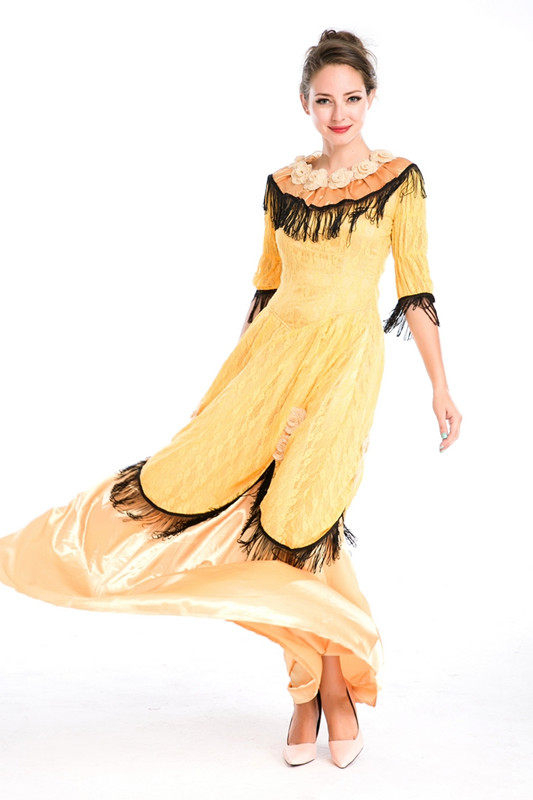 deluxe tiffany fringe queen costumes  M4746