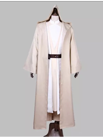 Jedi Knight Costume Luke Skywalker white Coat M40457
