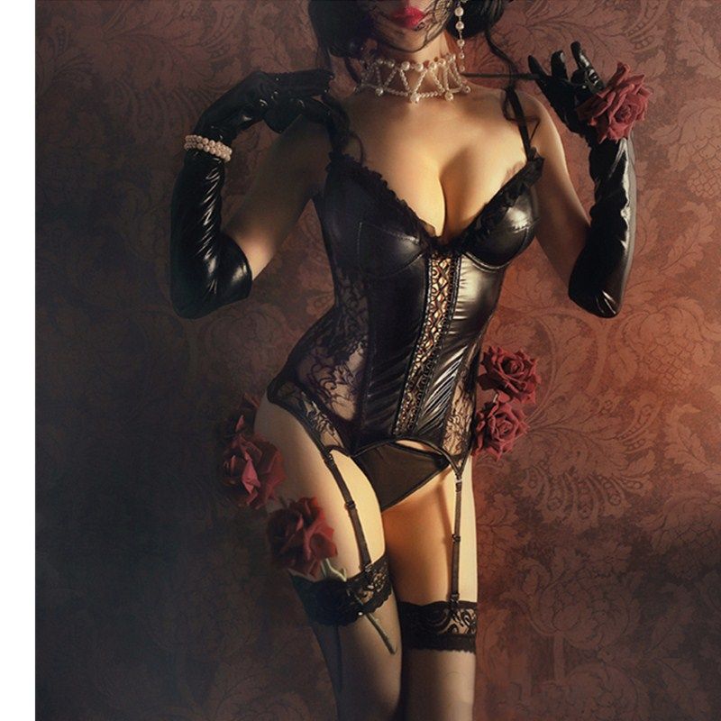 Women Sexy Push Up Bra Lace Corset Plus Size M1432