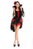 black long-sleeved costume dress m4023