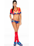 New Women France's euro football lala colors Girls Cheerleading Costume