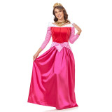 Pink Princess Peach Dress Adult Cosplay Costume for Women Halloween SM20281