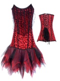 Fringe Corset With Skirt M1251