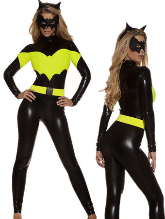 Faux Leather Batman Costume M40162