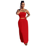 two piece set top and skirt summer women clothing M30136