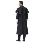 Cosplay Vampire Male Missionary Virgin Mary Priest Costume MS1734