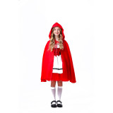 Little Red Ridding Hood Costume Party Fancy Dress Children Cosplay Costume YM5618