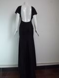 Fashionshow Black Maxi Long Dress M3976