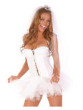 Lace Up Bride Costume M4436