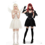 Halloween Elf Costume Masquerade Ball Daytime Angel Cosplay Costume DL2036