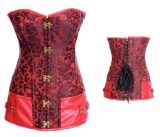 red long satin corset m1952