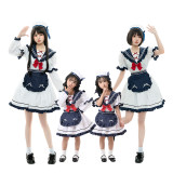 New Anime Cosplay Navy Suit Sailor Suit Maid Uniform Lolita Costume DL2034