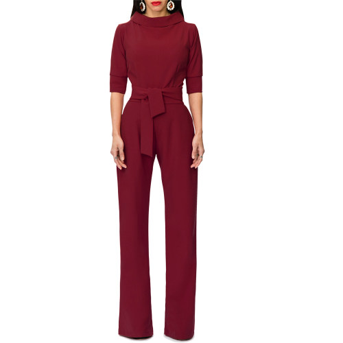 Women Office Lady Jumpsuit M8189