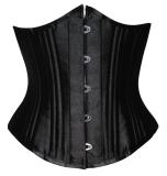 Polyester Steel Boned Hook Eye and Lace Up Closure Underbust Corset M1323