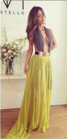 Sexy Top Quality Fashion Design Long Evening Dress M3992