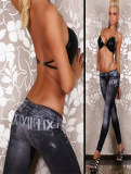 Seamless Tattoo Leggings trousers FG9011BK