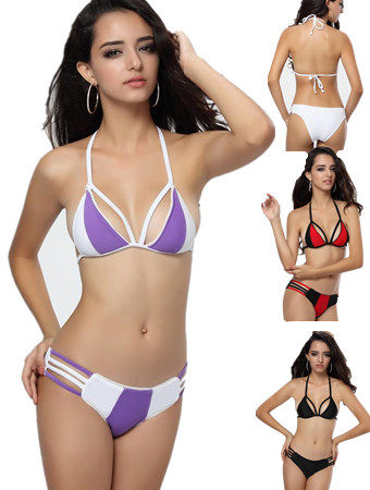 Fashion sexy black beachwear M5249