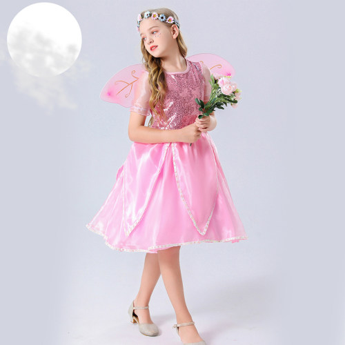 Halloween Children Costume Flower Fairy Play Costume Girl Fairy Costume YM5603