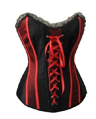 Chinese style sexy black corset m1908