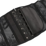 Lightweight Tight Abdomen 4 Buckle Version Of Perspective Lace Waist Corset QF869