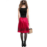 Little Red Riding Hood Costume Halloween Dress Party Suit Fairy Tale Cosplay SM40764