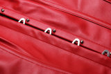 Red leather corset m7081a