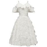 Fringed Ruffle Women Summer Ladies Evening Party Retro Cocktail Dresses CD1704