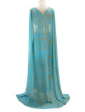 Game of Thrones Daenerys Cosplay Costumes Blue Dresses M40474
