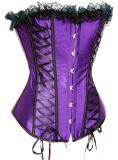 new style purple lace bundle of edge corset M1721D