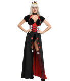 Poker Red Queen Of Hearts Costume m40684