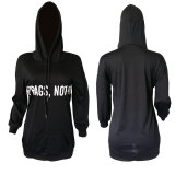 Letter Printed Women's Hoodies Pullover M8459