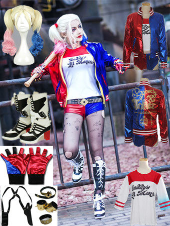 Movie “Suicide Squad” Harley·Quinn Cosplay Costume M40280