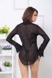Sexy Black T-shirt Lingerie M3575b