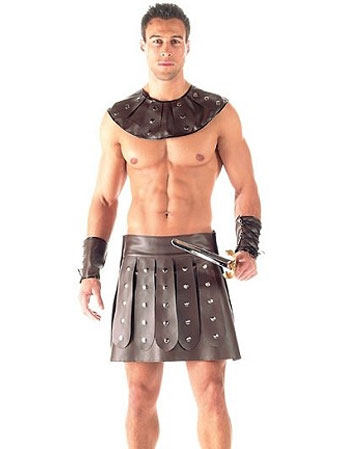 Sexy Men Leather Costume M4432